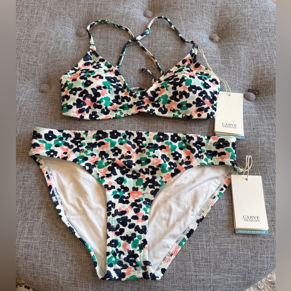 Carve Designs bikini.  Size small.  Multi color